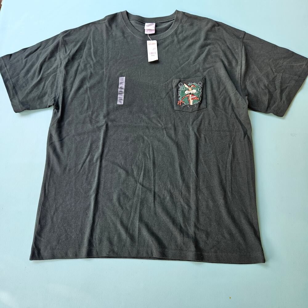 Wile E. Coyote T Shirt Men's XXL Green Vintage NWT